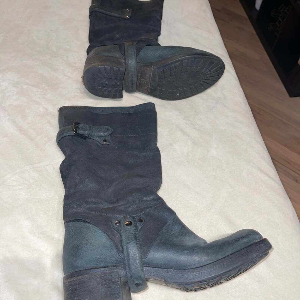 Vera Wang Leather & Suede Boots